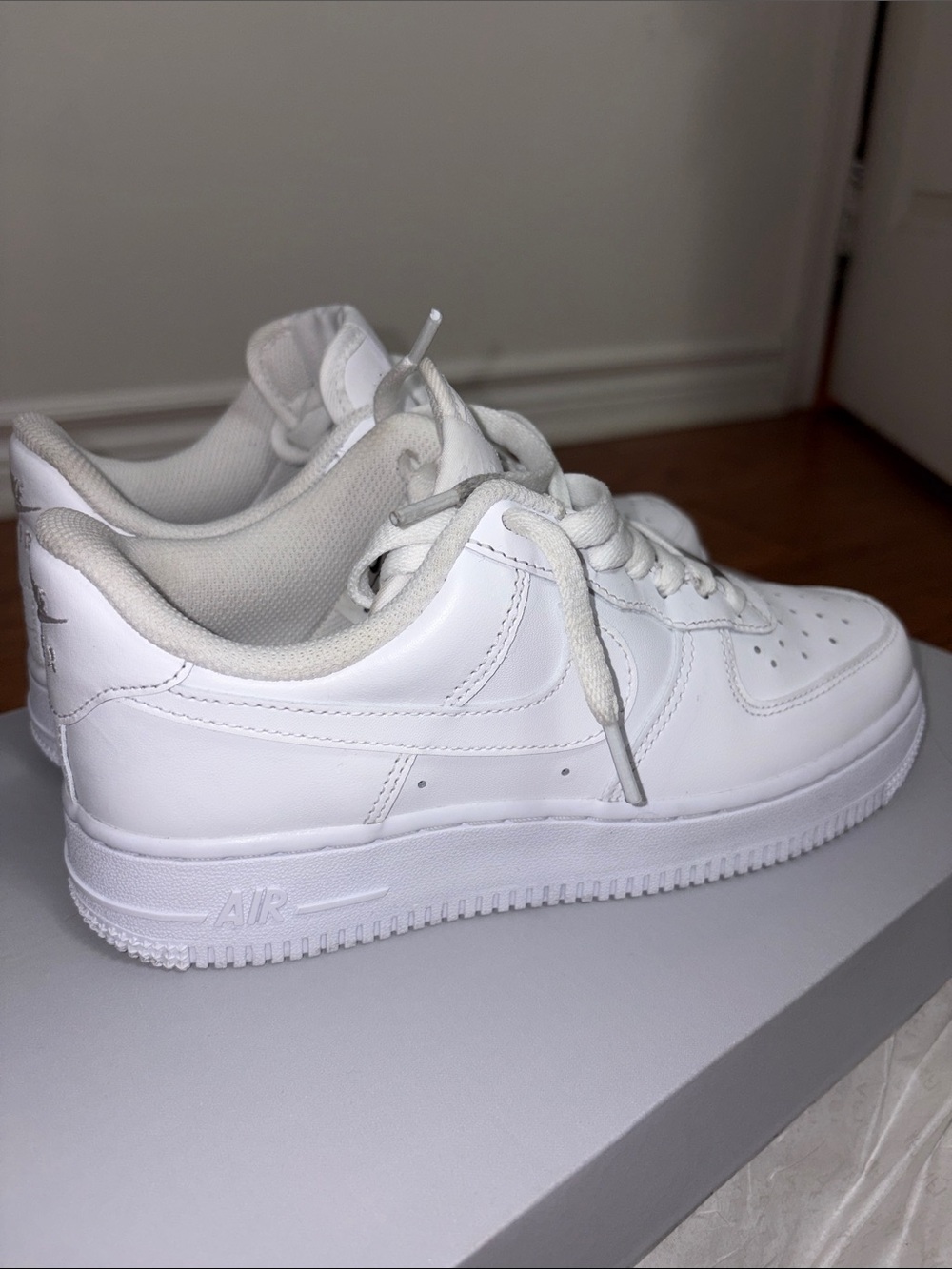 Nike Kids airforce 1 White Low-Top Sneakers